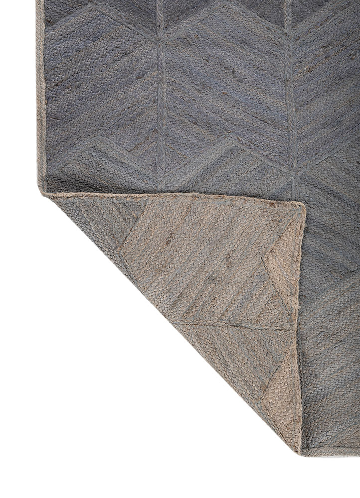 nomadic threads blue jute and hemp flat weaves Rug - Perspective