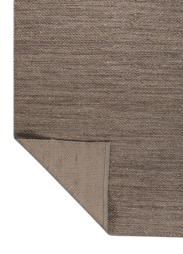 nomadic threads grey and black jute and hemp flat weaves Rug - Perspective