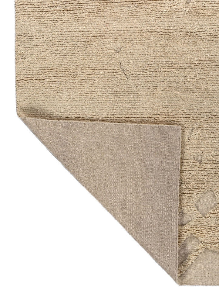 indusbar ivory wool flat weaves Rug - Perspective
