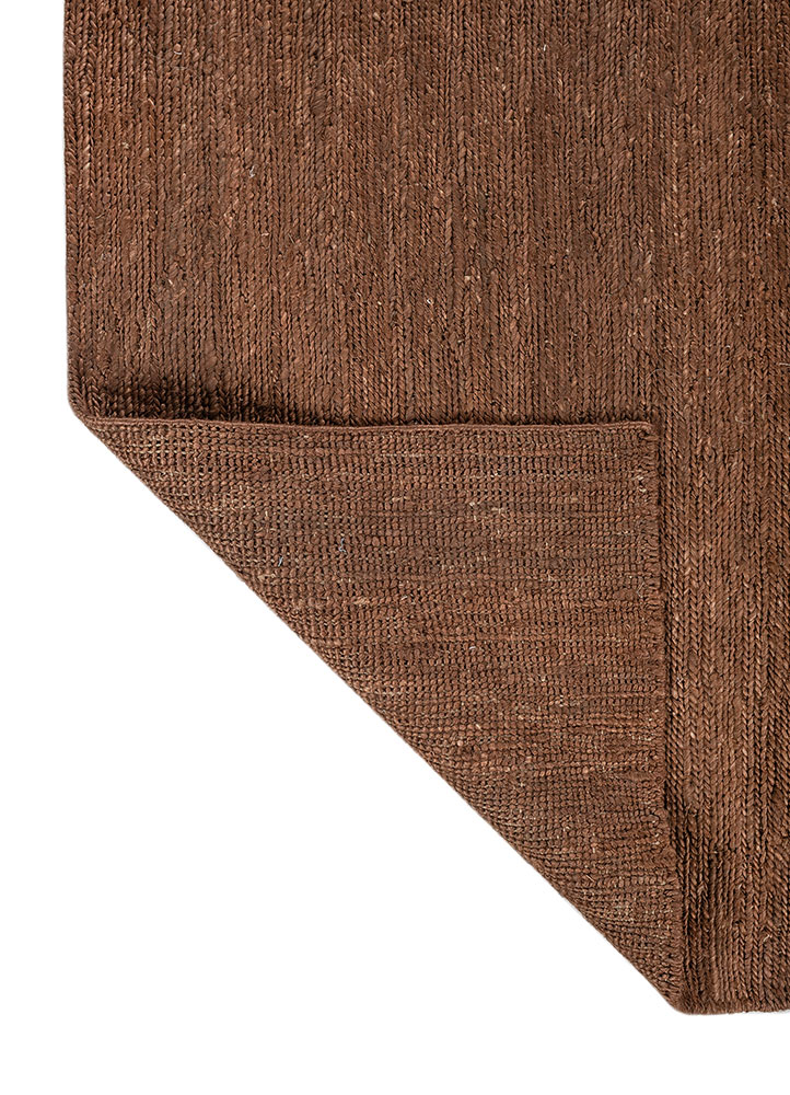 hula red and orange jute and hemp hand knotted Rug - Perspective