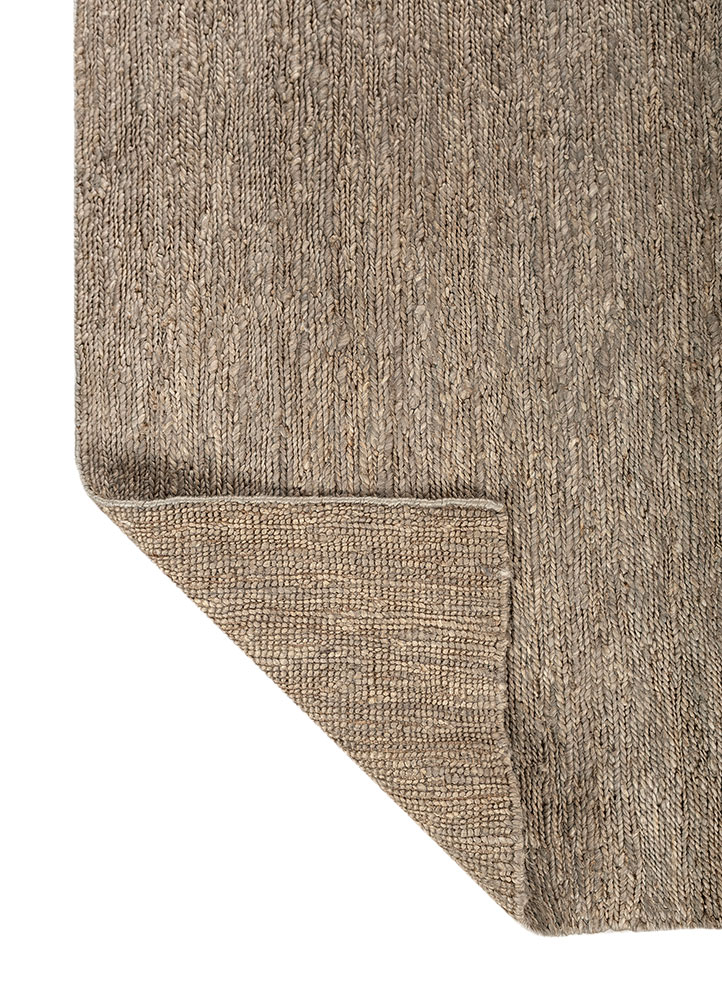 hula blue jute and hemp hand knotted Rug - Perspective