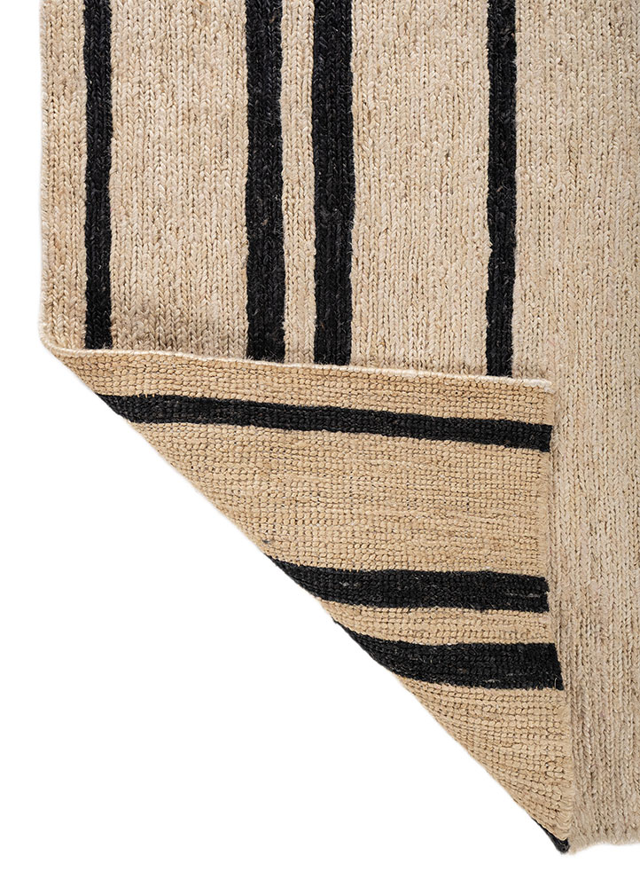 hula gold jute and hemp hand knotted Rug - Perspective