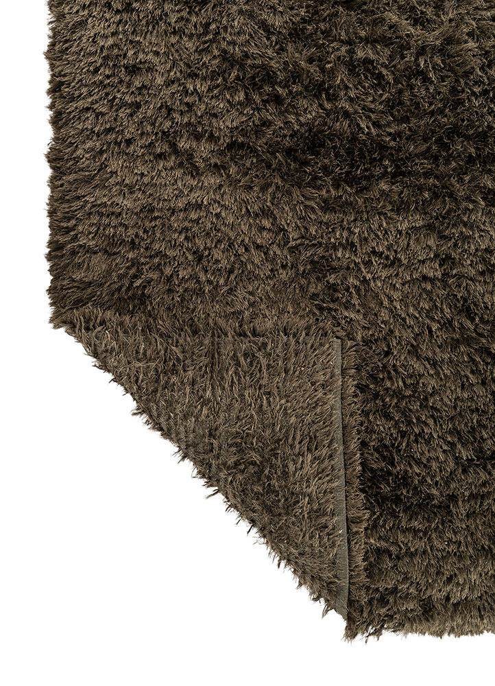 basis grey and black polyester hand loom Rug - Perspective