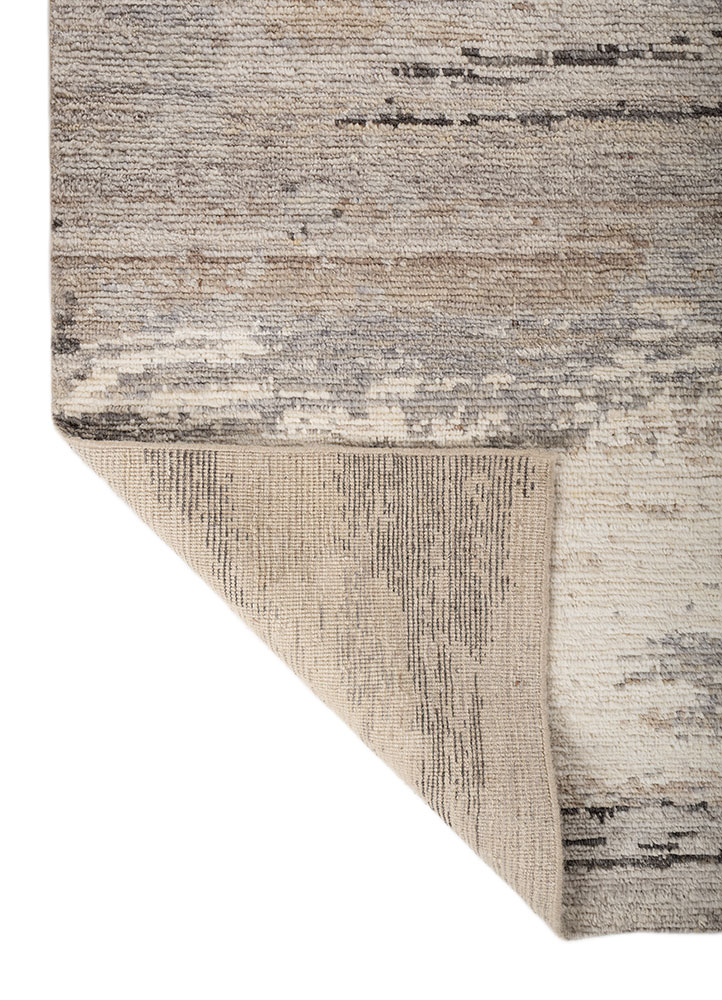 uvenuti ivory afghan wool hand knotted Rug - Perspective