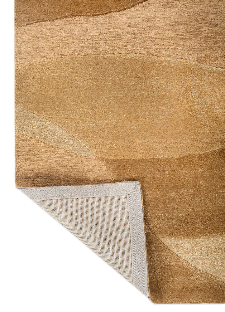 cera gold wool and viscose hand tufted Rug - Perspective