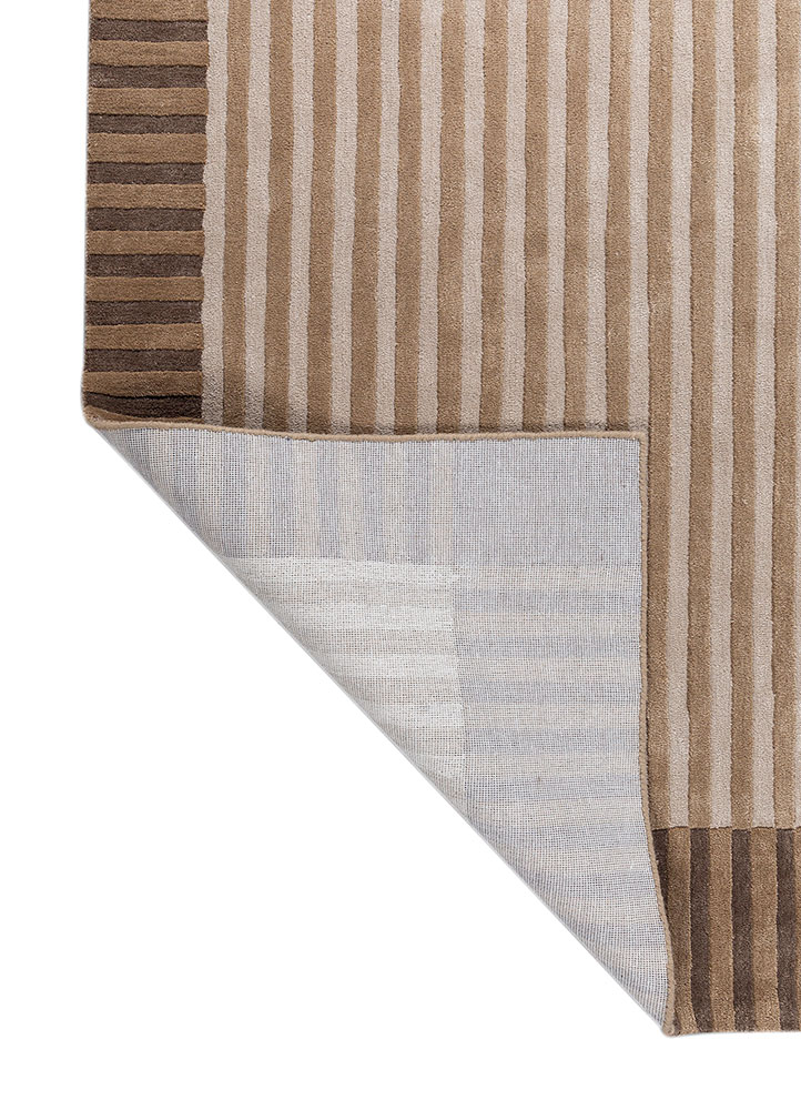 caliedo ivory wool and viscose hand tufted Rug - Perspective