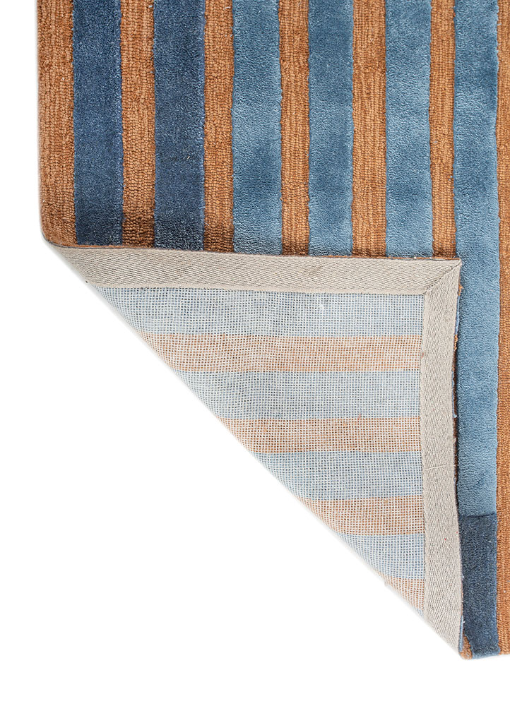 caliedo red and orange wool and viscose hand tufted Rug - Perspective