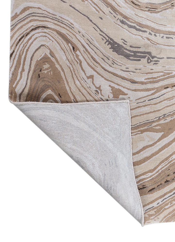 genesis ivory wool and viscose hand tufted Rug - Perspective