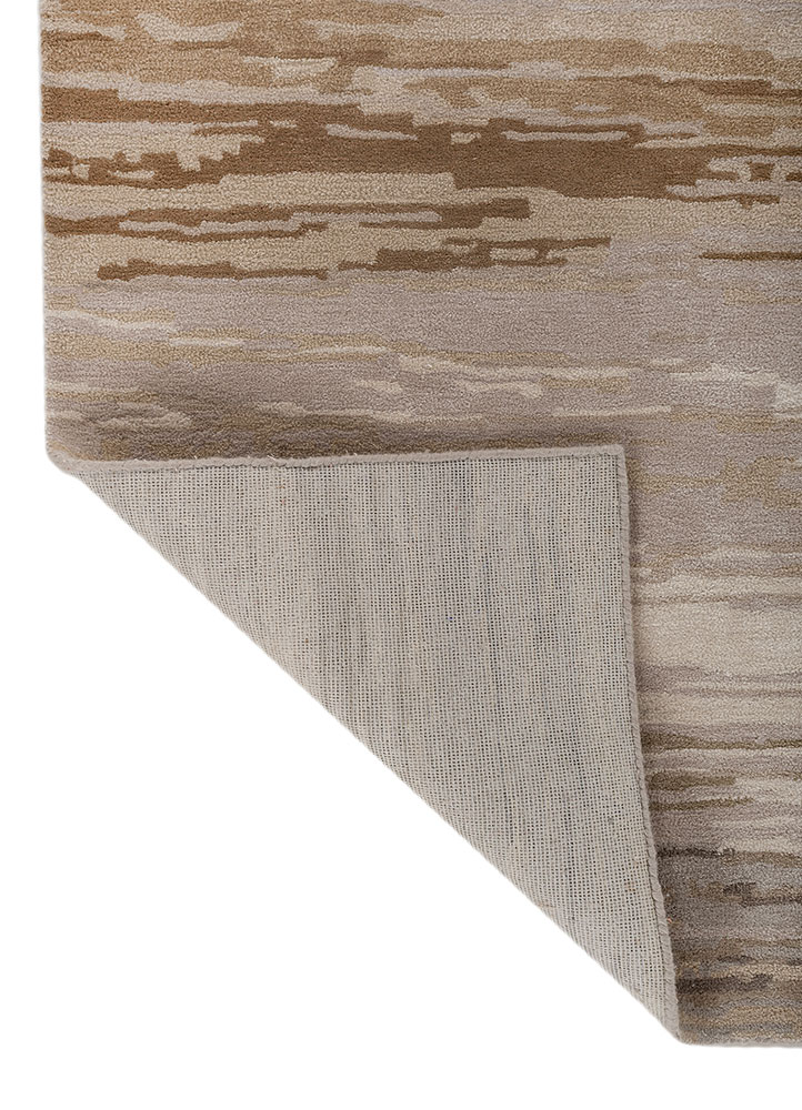 genesis grey and black wool and viscose hand tufted Rug - Perspective