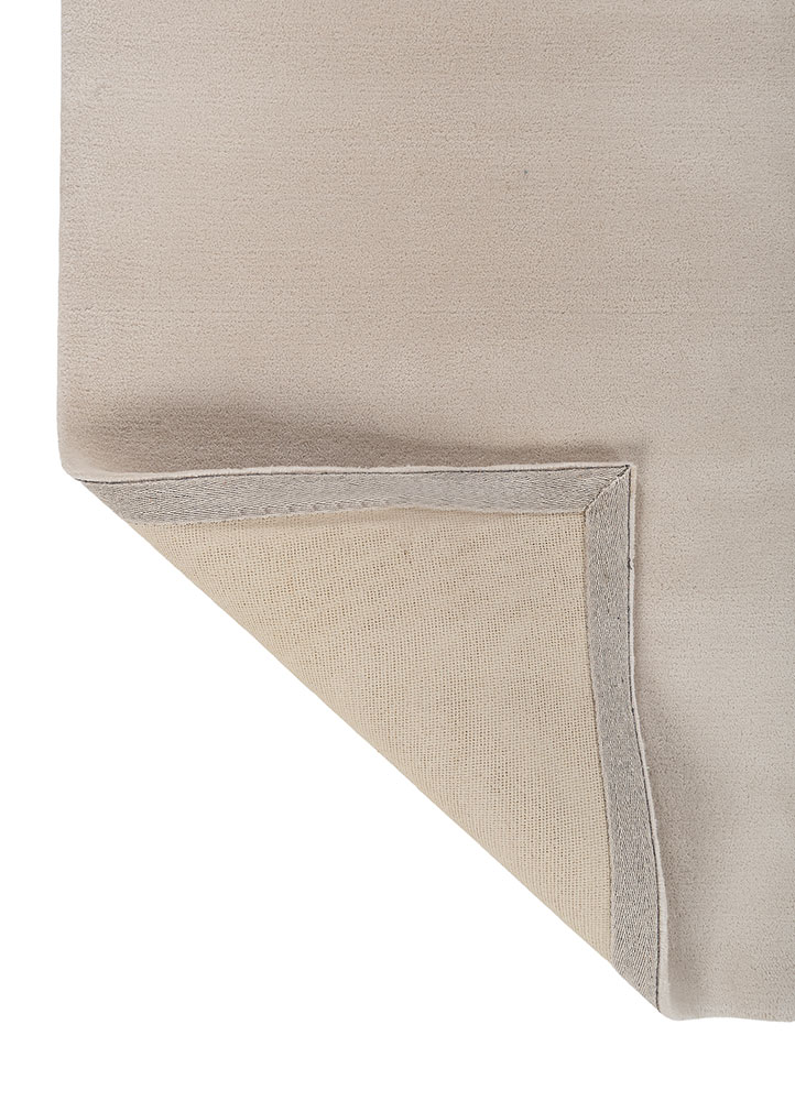 cera ivory wool hand tufted Rug - Perspective