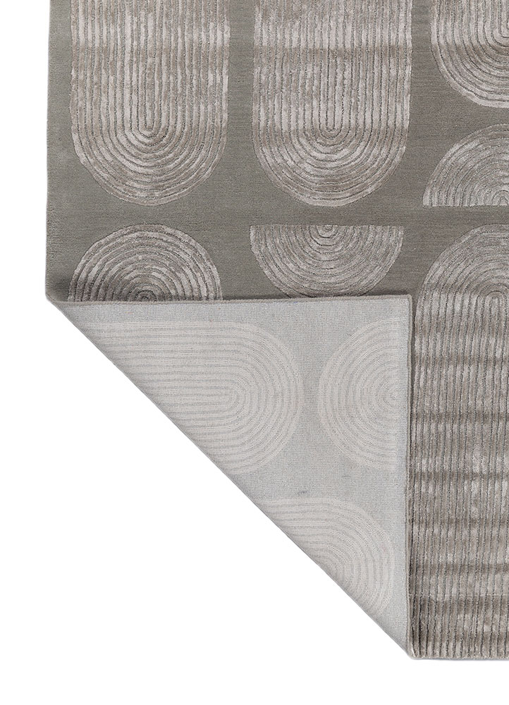 caliedo blue wool and viscose hand tufted Rug - Perspective