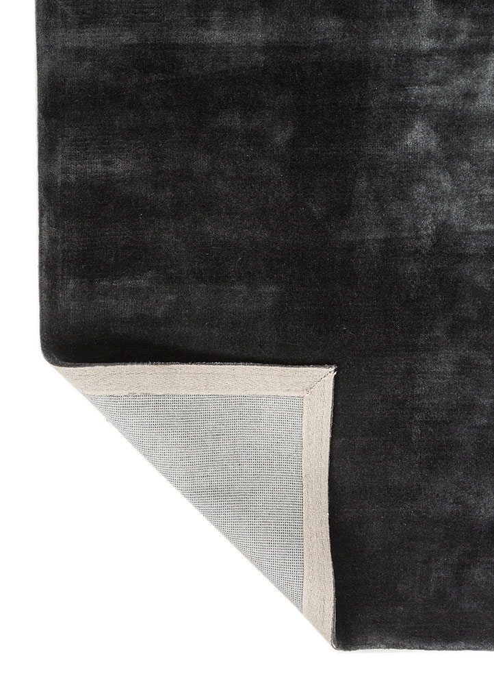 cera blue viscose hand tufted Rug - Perspective