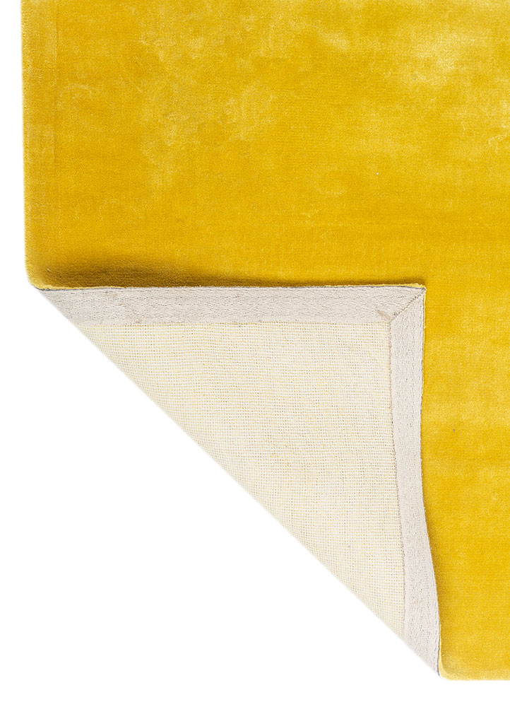 cera gold viscose hand tufted Rug - Perspective