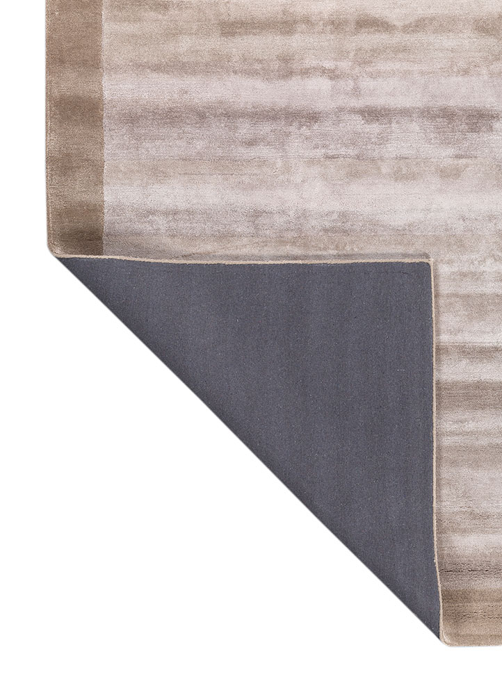 cera beige and brown wool and viscose hand tufted Rug - Perspective