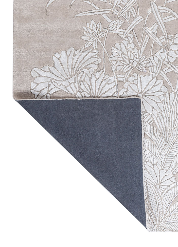 aurelia ivory wool and viscose hand tufted Rug - Perspective