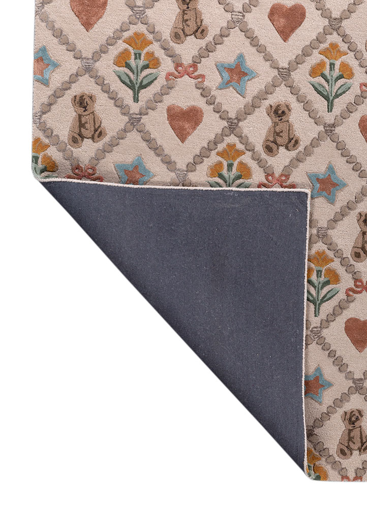 confetti ivory wool and viscose hand tufted Rug - Perspective