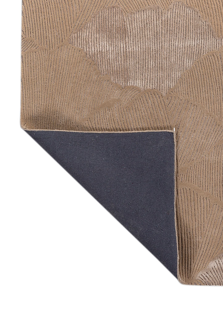 aurelia beige and brown wool and viscose hand tufted Rug - Perspective