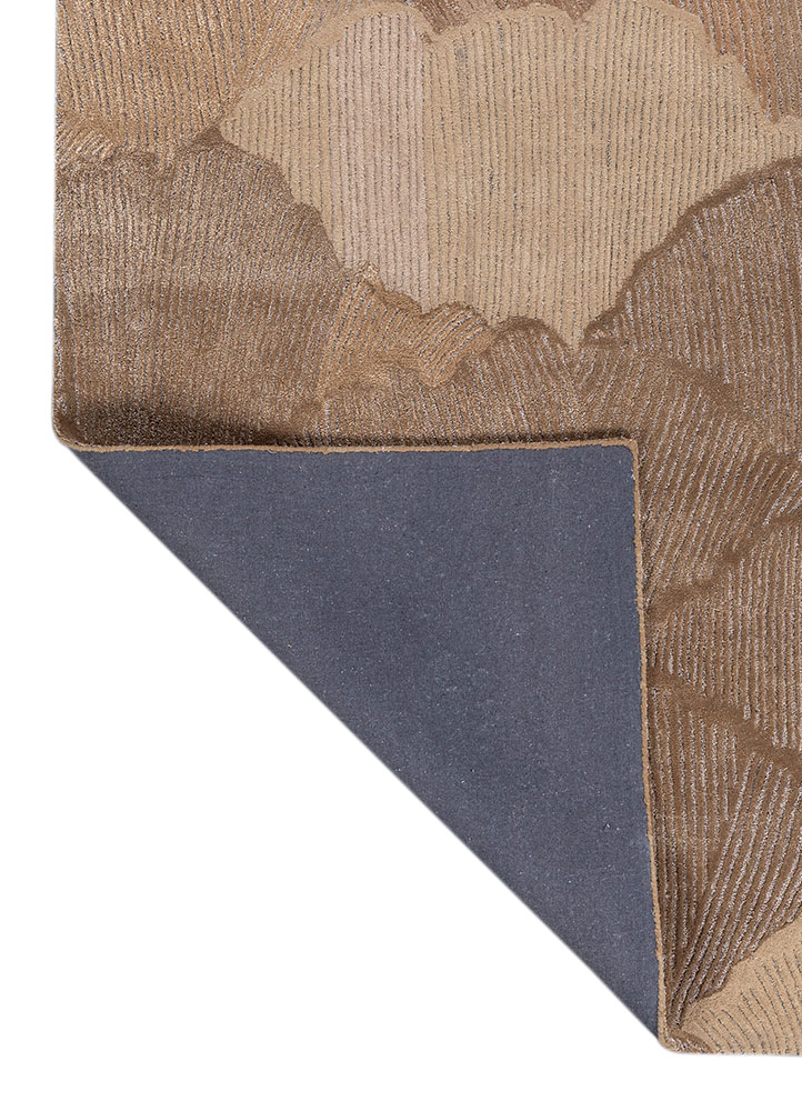 aurelia beige and brown wool and viscose hand tufted Rug - Perspective