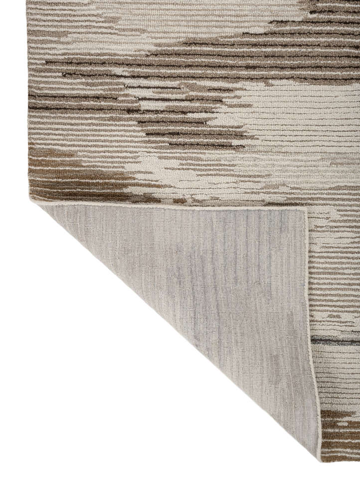 pathways ivory wool hand tufted Rug - Perspective