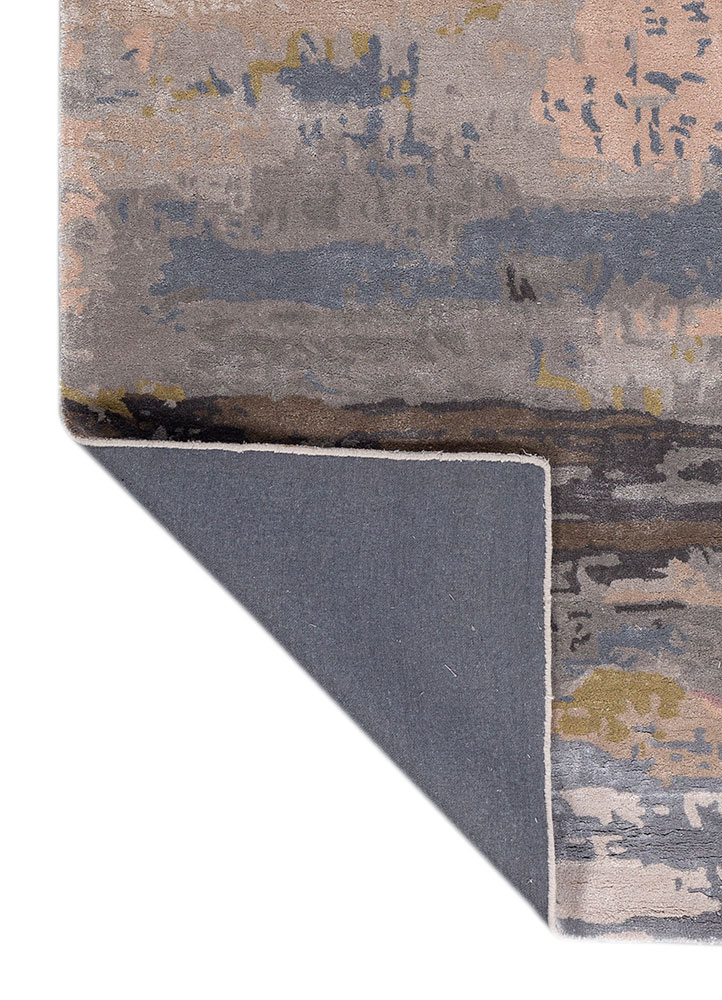 genesis ivory wool and viscose hand tufted Rug - Perspective
