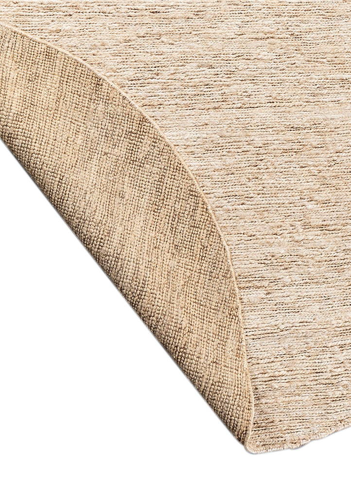hula ivory jute and hemp hand knotted Rug - Perspective