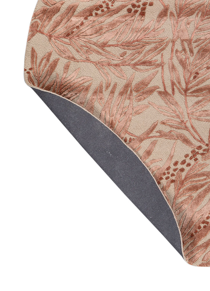aurelia pink and purple wool and viscose hand tufted Rug - Perspective