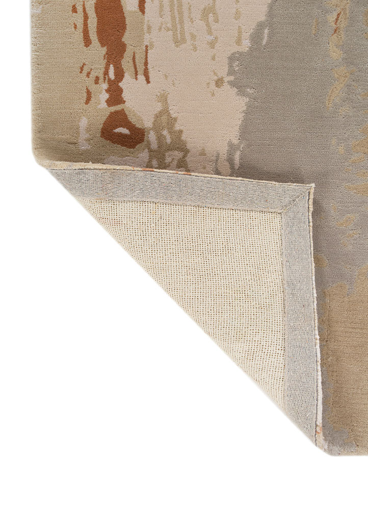 genesis ivory viscose hand tufted Rug - Perspective